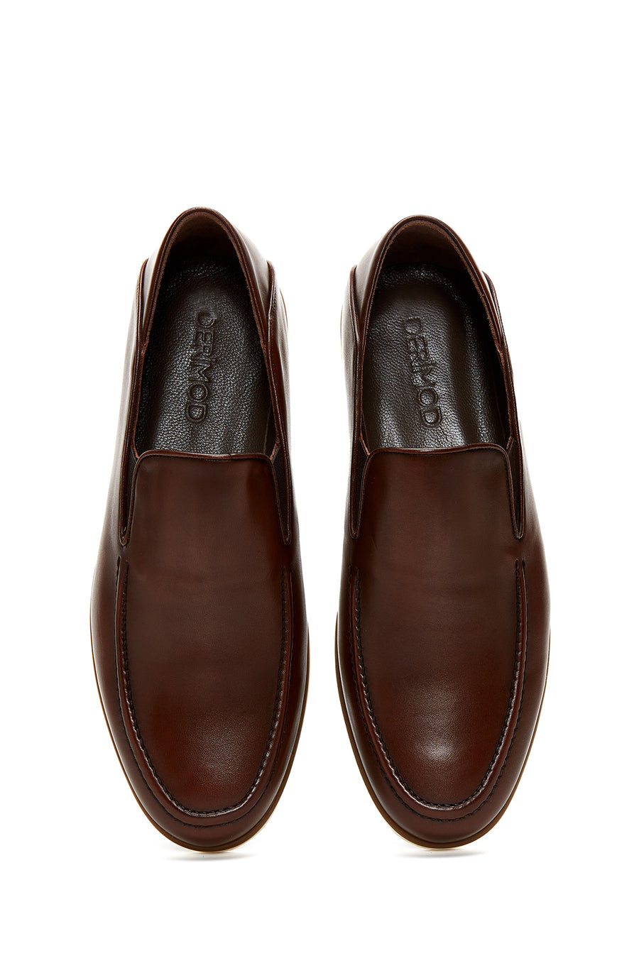 Men's Brown Leather Casual Loafer