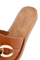 Women's Tan Accessory Slippers | Derimod