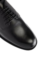 Geox Erkek Siyah Walk Pleasure Bağcıklı Deri Klasik Ayakkabı | Derimod