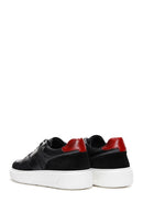 Erkek Siyah Deri Kalın Tabanlı Sneaker | Derimod