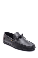 Erkek Siyah Deri Loafer | Derimod