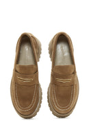 Women's Suede Leather Loafer | Derimod