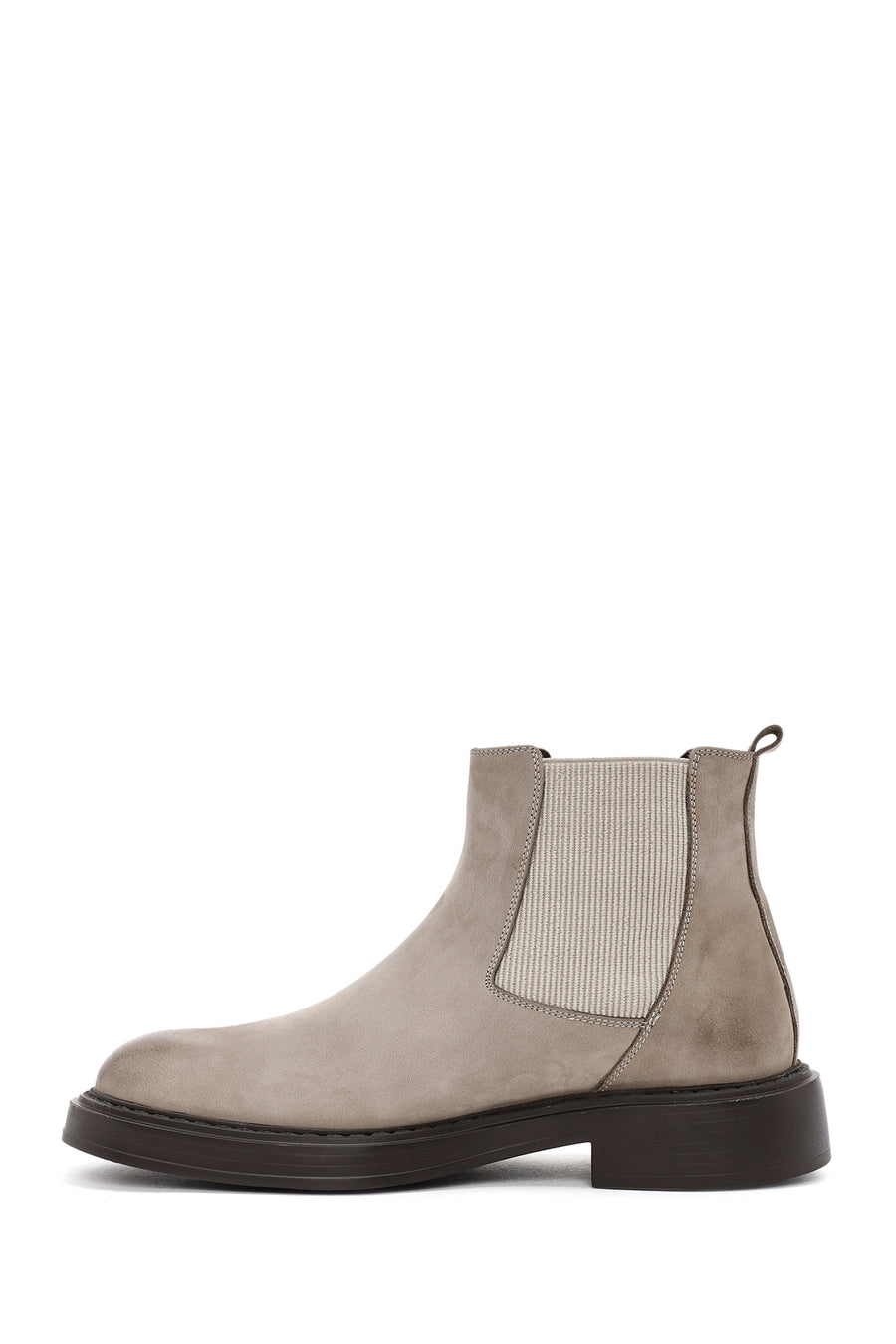 Men's Mink Nubuck Leather Casual Chelsea Boots