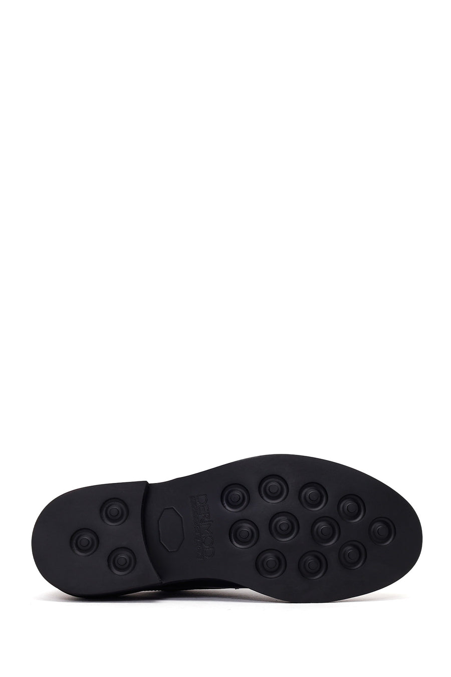 Male Black Lace-up Leather Casual Shoes