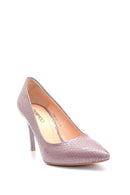 Women's Purple Leather Stiletto | Derimod