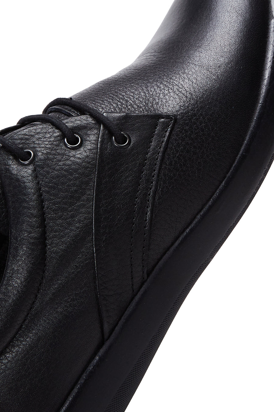 Men's Black Leather Casual Shoes