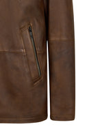 Windsor Male Mustard Suede Jacket | Derimod