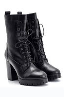 Women's Heeled Leather Boots | Derimod