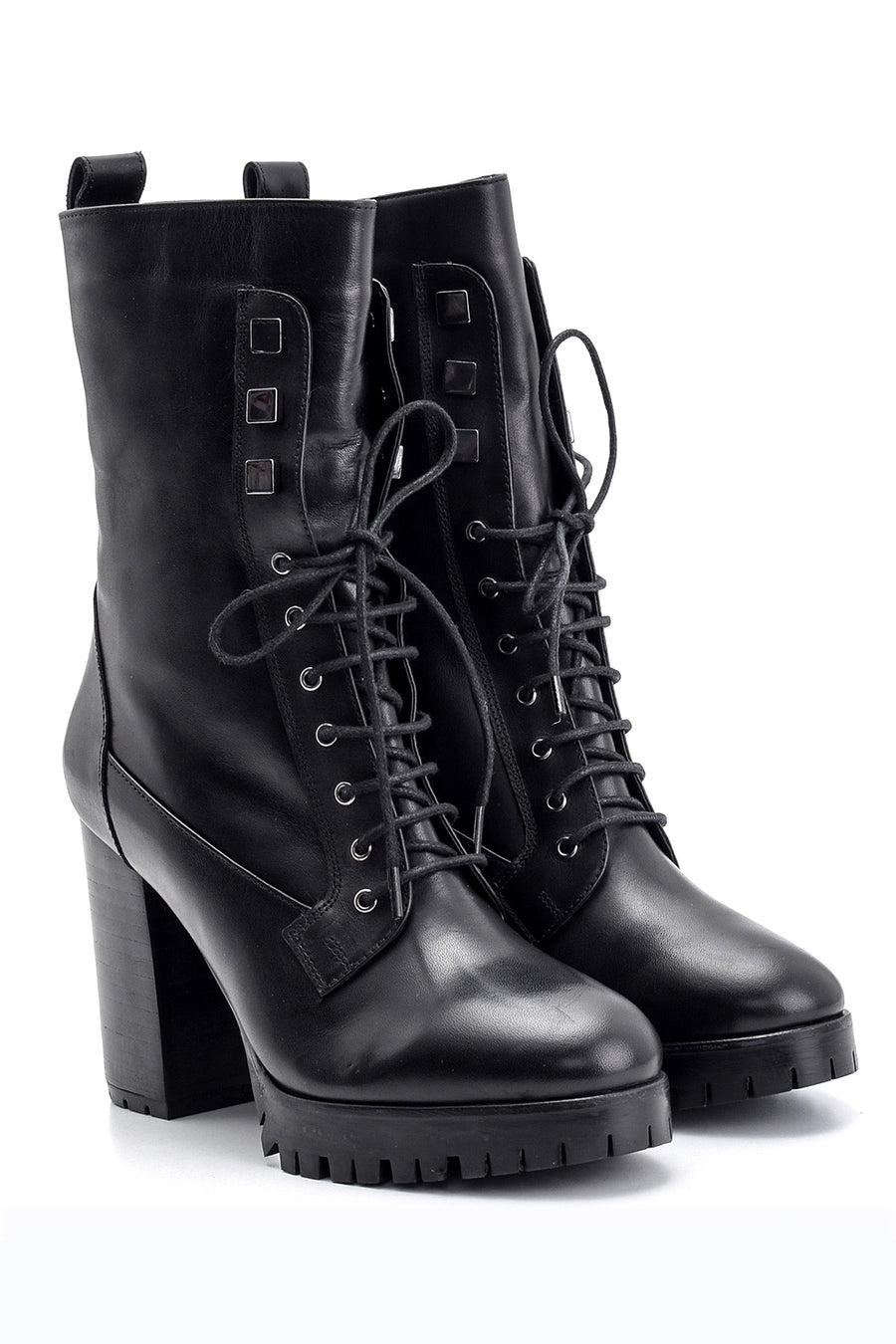 Women's Heeled Leather Boots