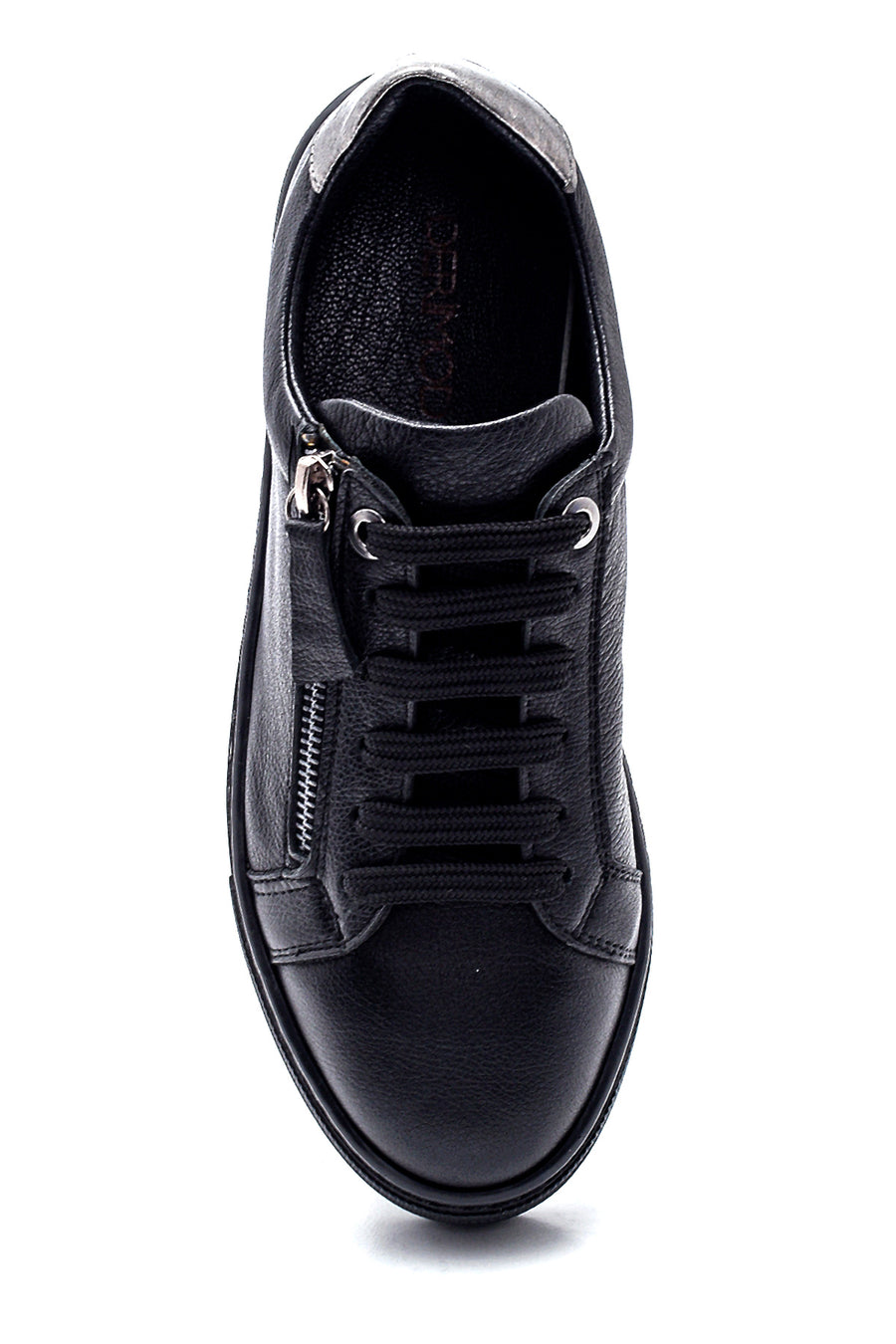 Women's Leather Zipper Sneaker