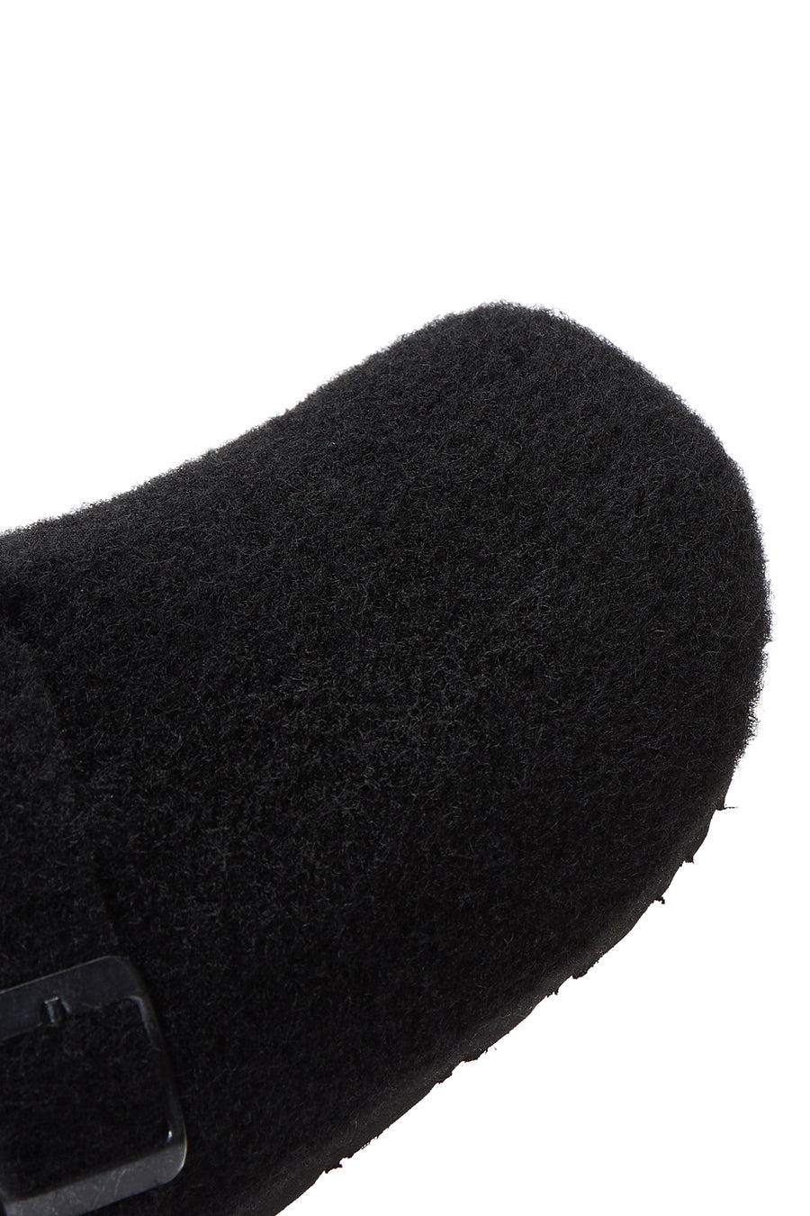 Women's Black Flat Slippers