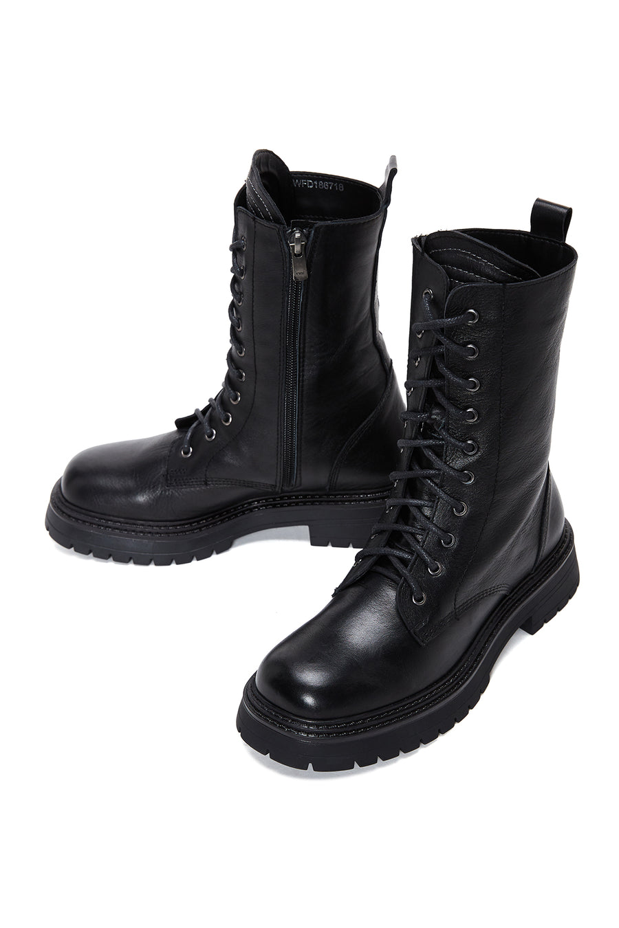 Women's Black Leather Boots
