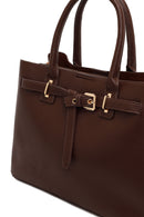 Woman Brown Long-Strap Classic Shoulder Bag | Derimod