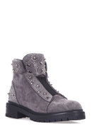 Women's Stone Suede Boots | Derimod