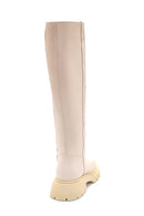 Women's Leather High Sole Boots | Derimod