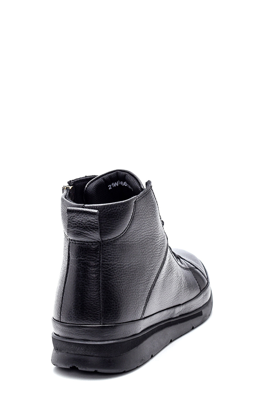 Men's Leather Zippered Boots