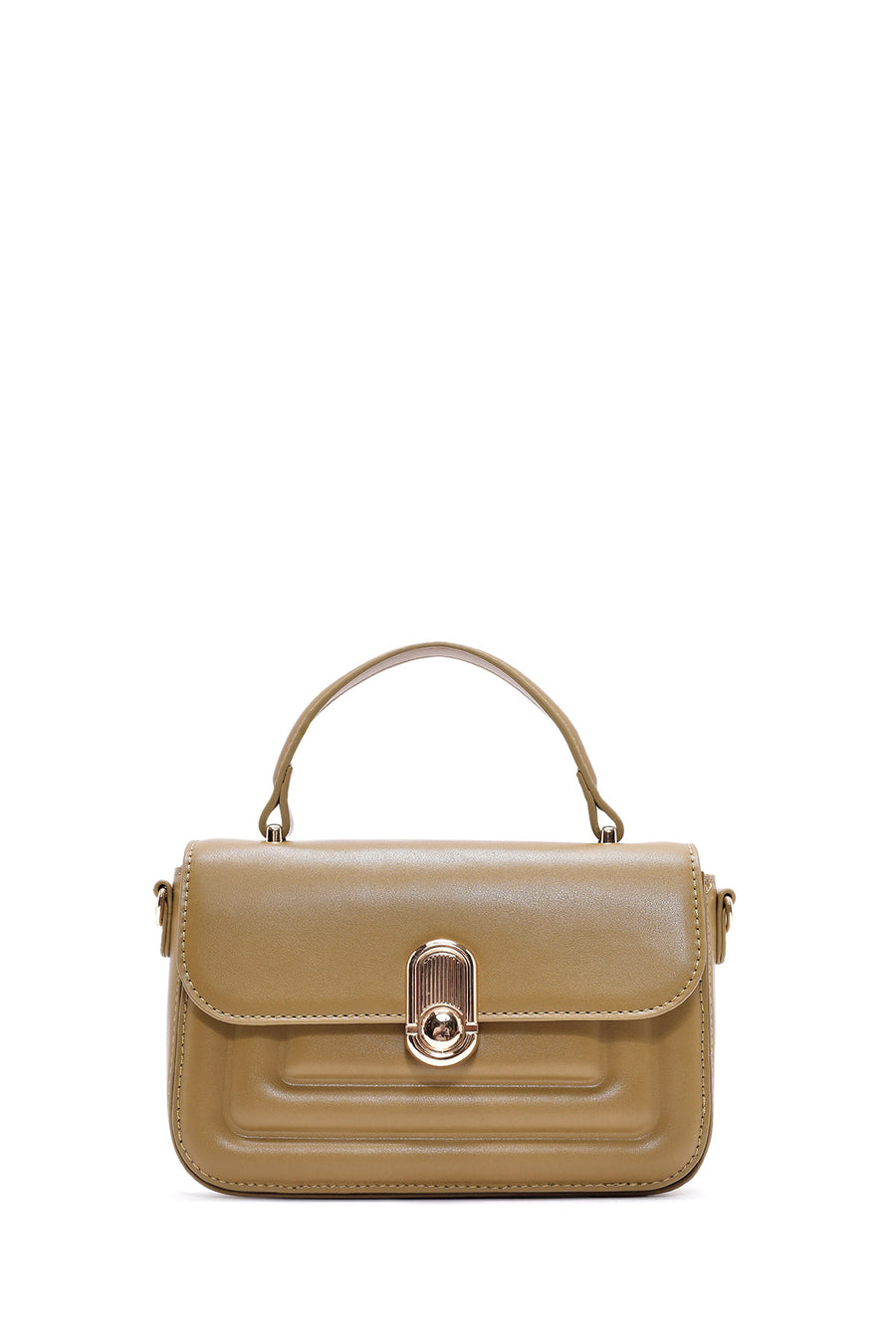 Women's Green Long Strap Mini Crossbody Bag