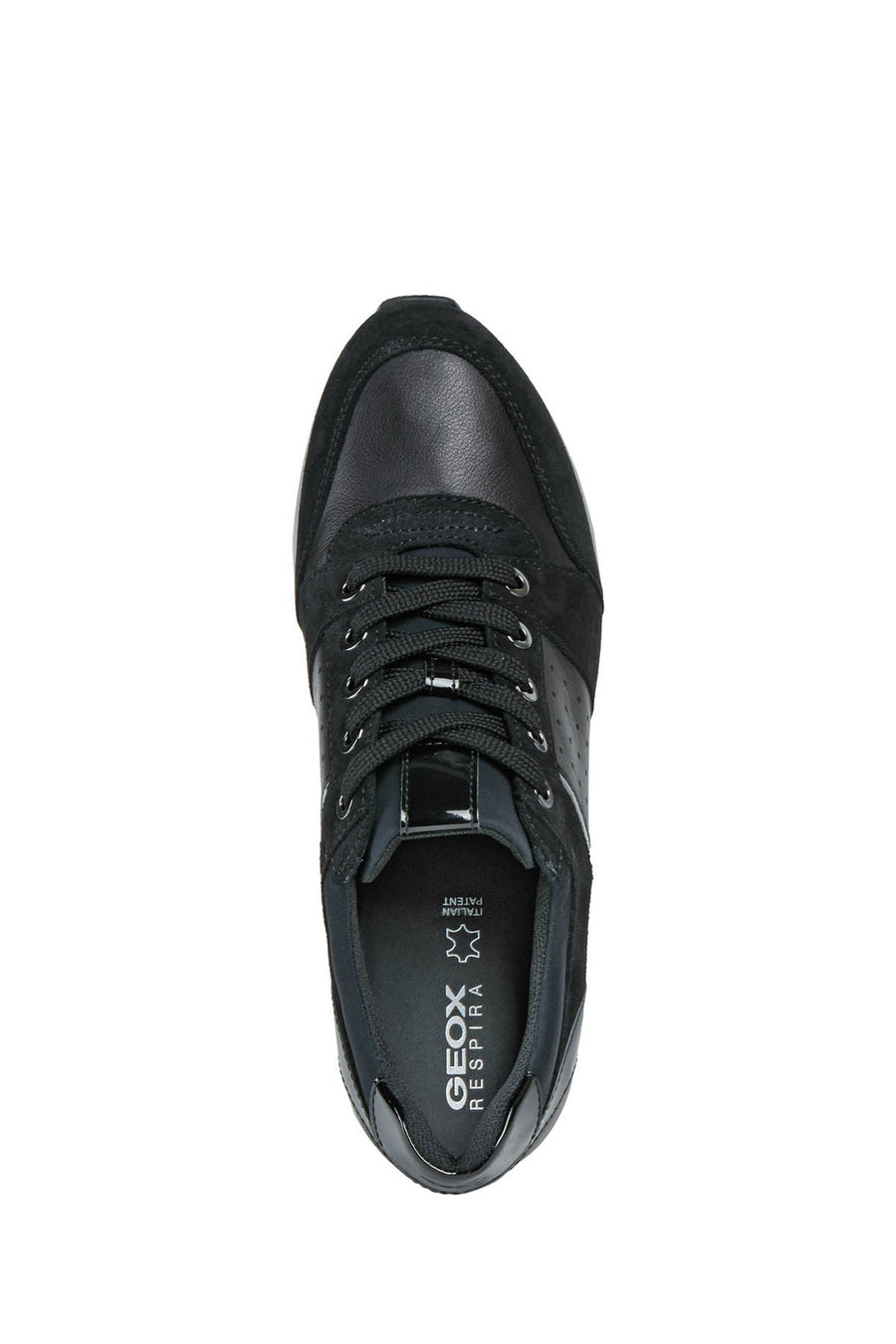 Geox Kadın Siyah Dolgu Topuk  Zosma Sneaker