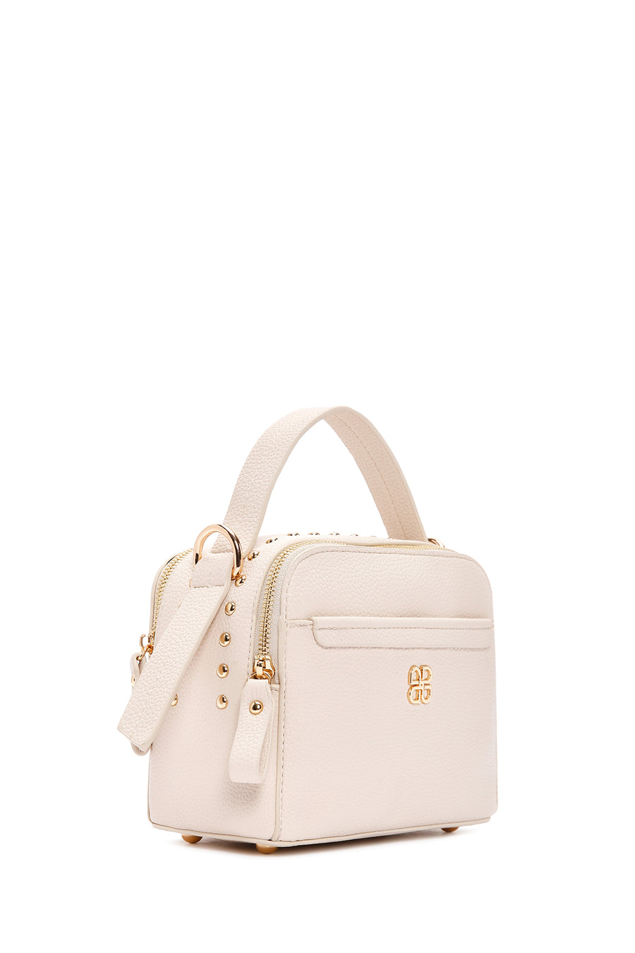 Women's Cream Long Strap Crossbody Bag