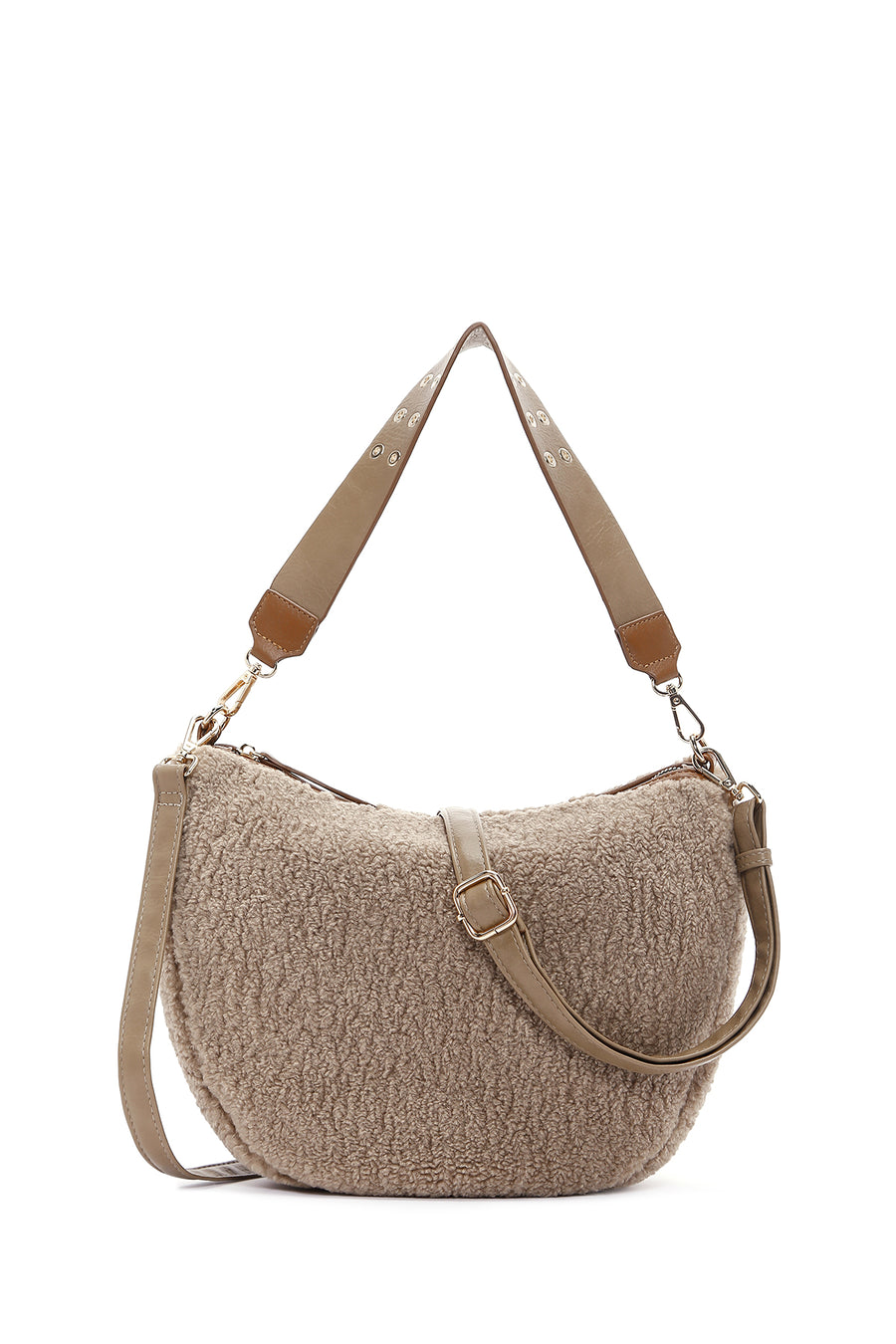 Women's Mink Plush Shoulder Bag 22WBD2488PH | Derimod