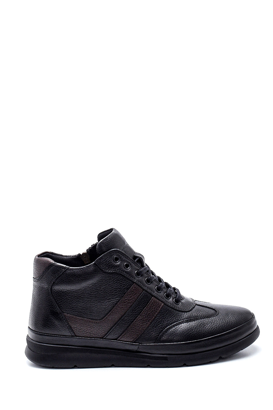 Men's Leather Zippered Boots 21WFD6620FT | Derimod