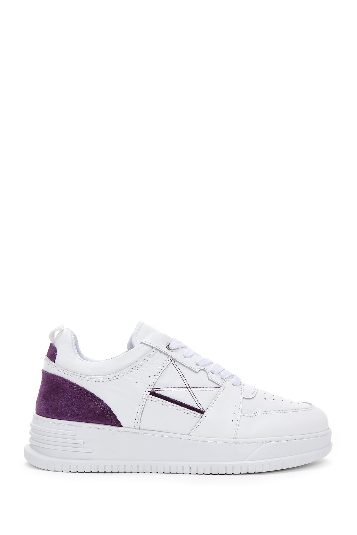 Kadın Beyaz Deri Kalın Tabanlı Sneaker 23SFD500014 | Derimod