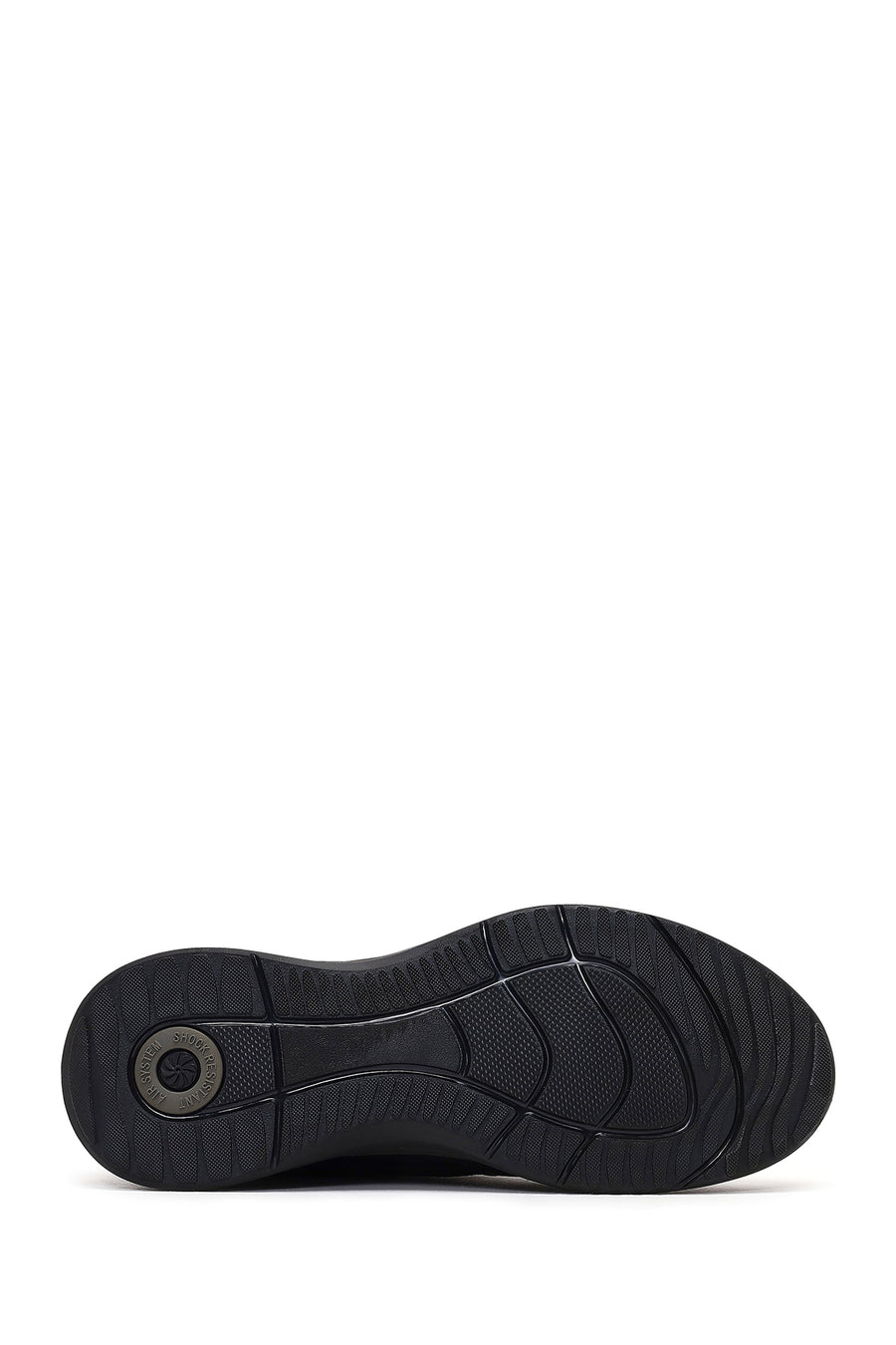 Men's Black Lace-Up Leather Casual Shoes