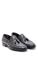 Men's Leather Tassel Detailed Loafer | Derimod