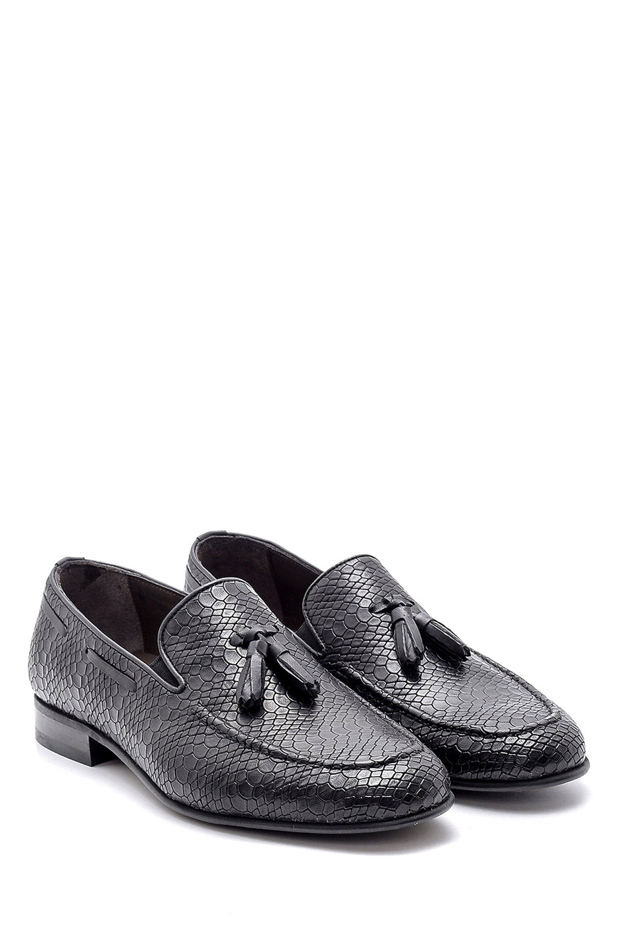 Men's Leather Tassel Detailed Loafer