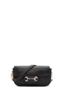 Women's Black Long Chain Strap Shoulder Bag | Derimod
