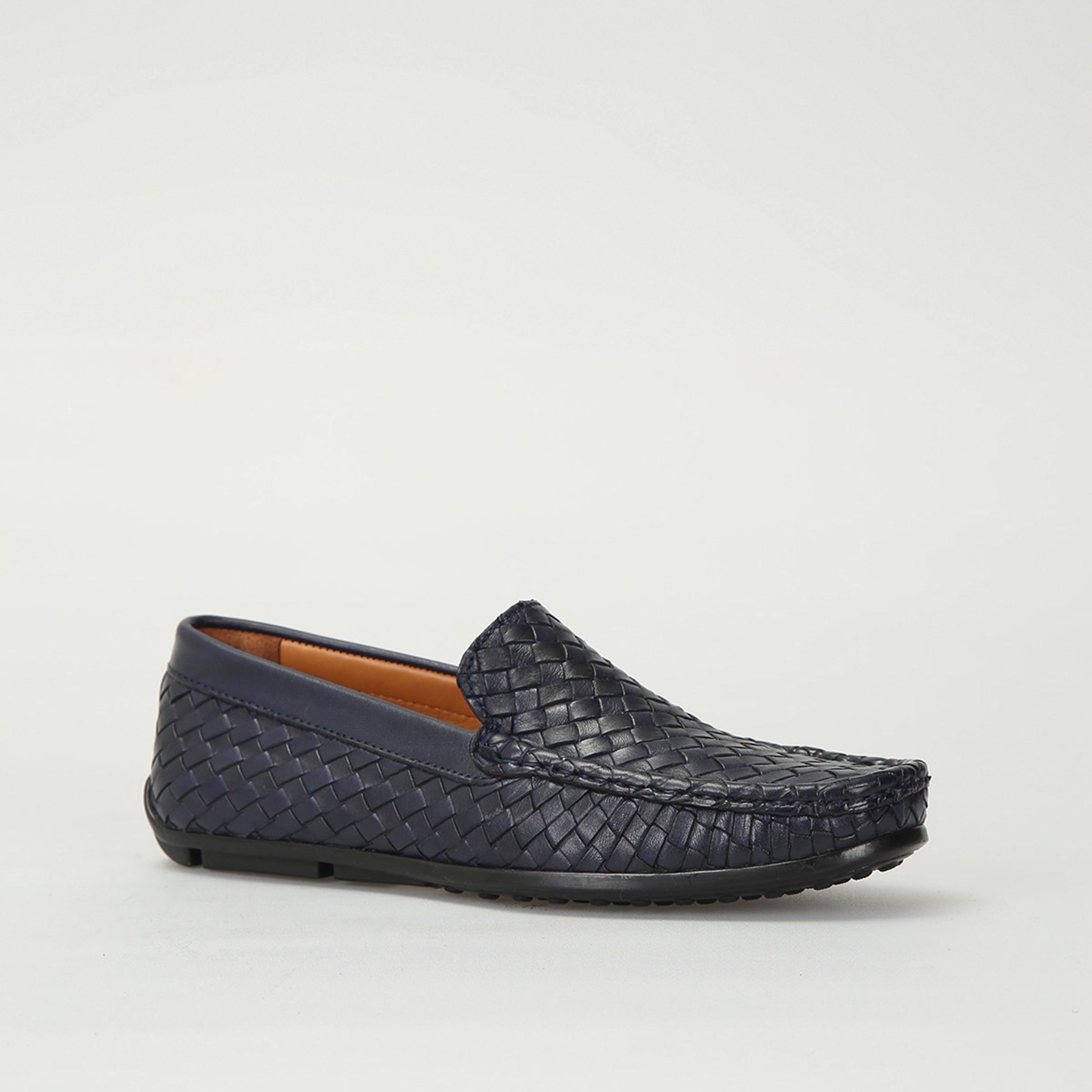 Men's Navy Blue Leather Shoes 18SFD323329 | Derimod