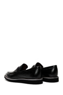 Erkek Siyah Deri Casual Loafer | Derimod
