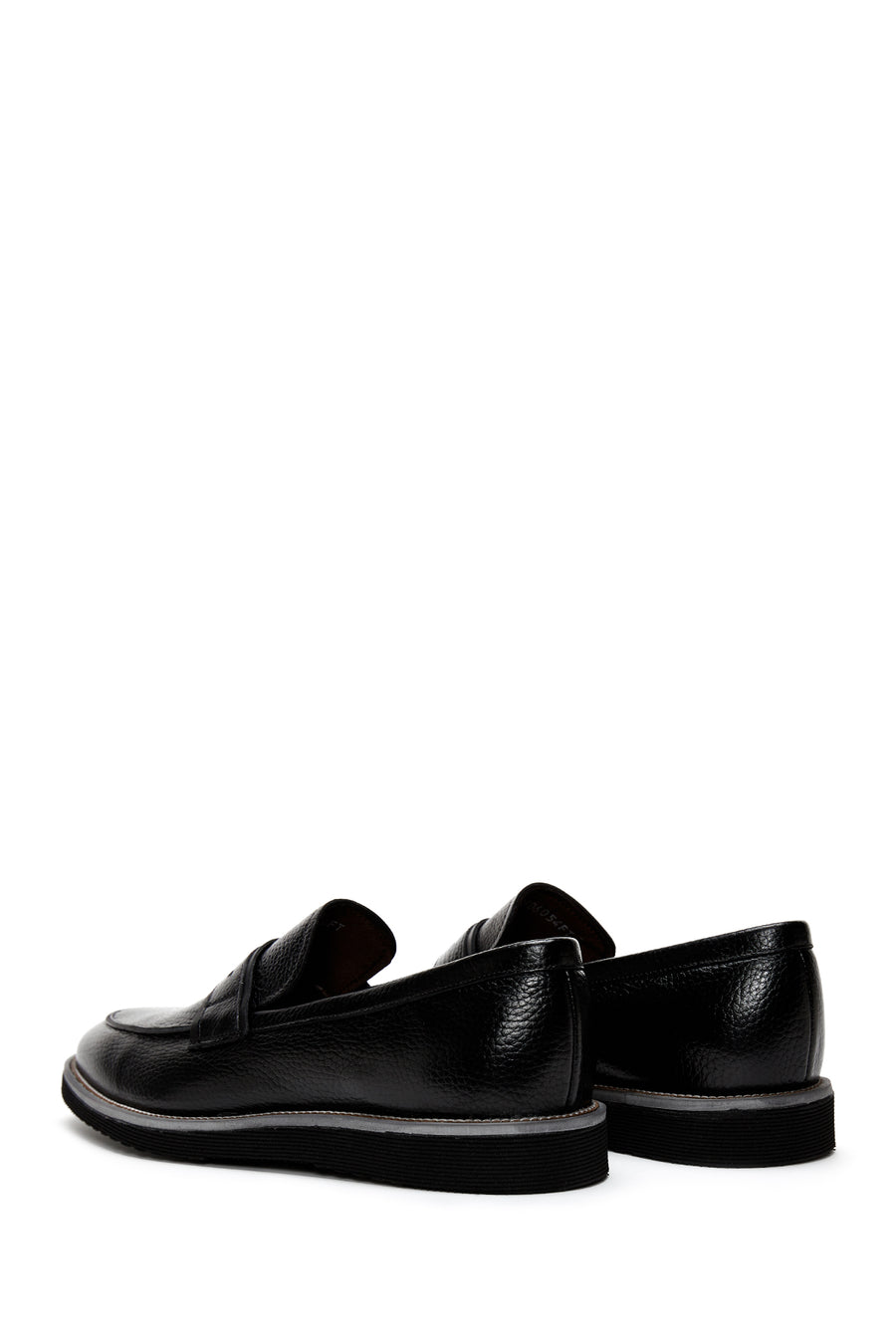 Erkek Siyah Deri Casual Loafer