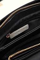 Women's Beige Long Strap Patterned Handbag | Derimod