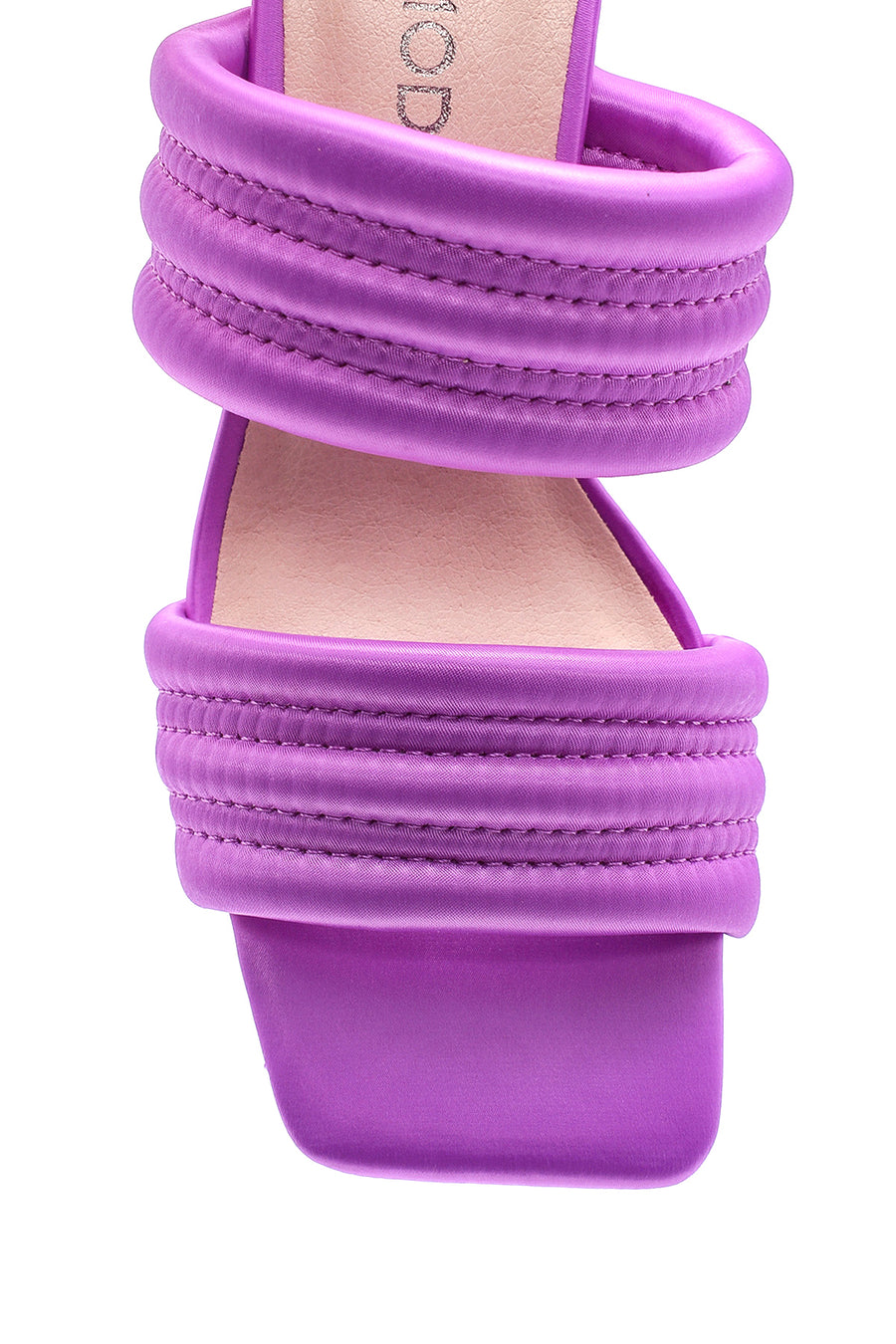 Women's Purple Heeled Slippers