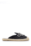Women's Stone Embroidered Slippers | Derimod