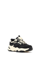 Woman Black Lace-Up Chunky Sneaker | Derimod