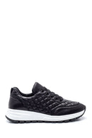 Women's Leather Quilted Sneaker | Derimod