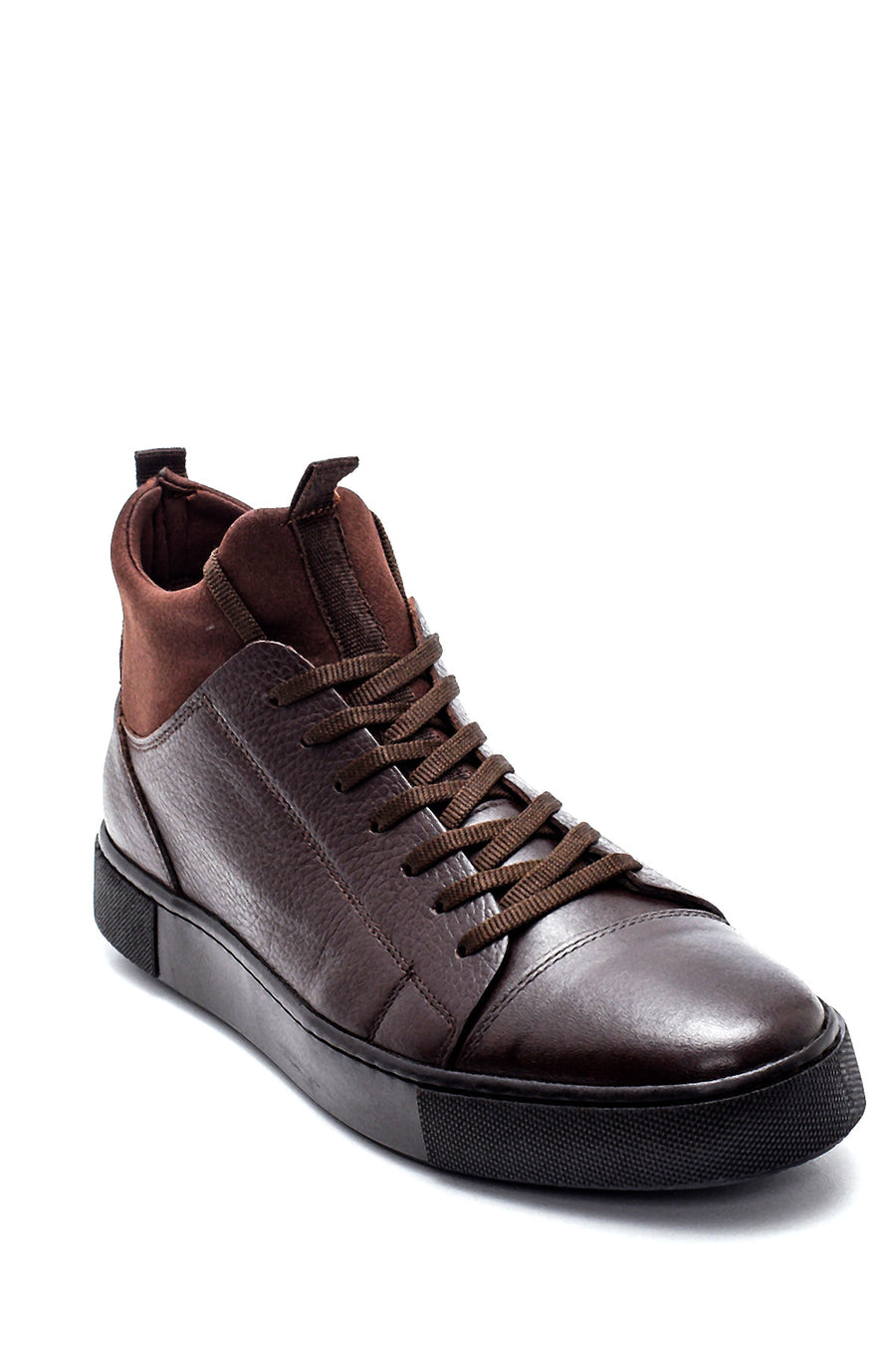 Men's Leather High-top Sneaker