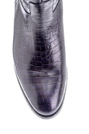 Women's Leather Crocodile Patterned Boots | Derimod