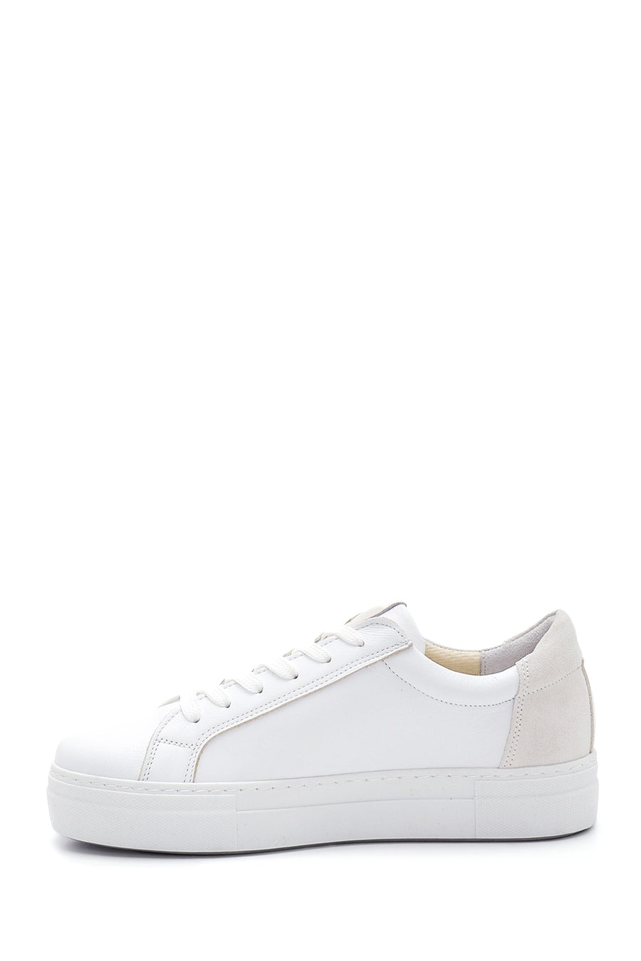 Women's Leather Zipper Detailed Sneaker