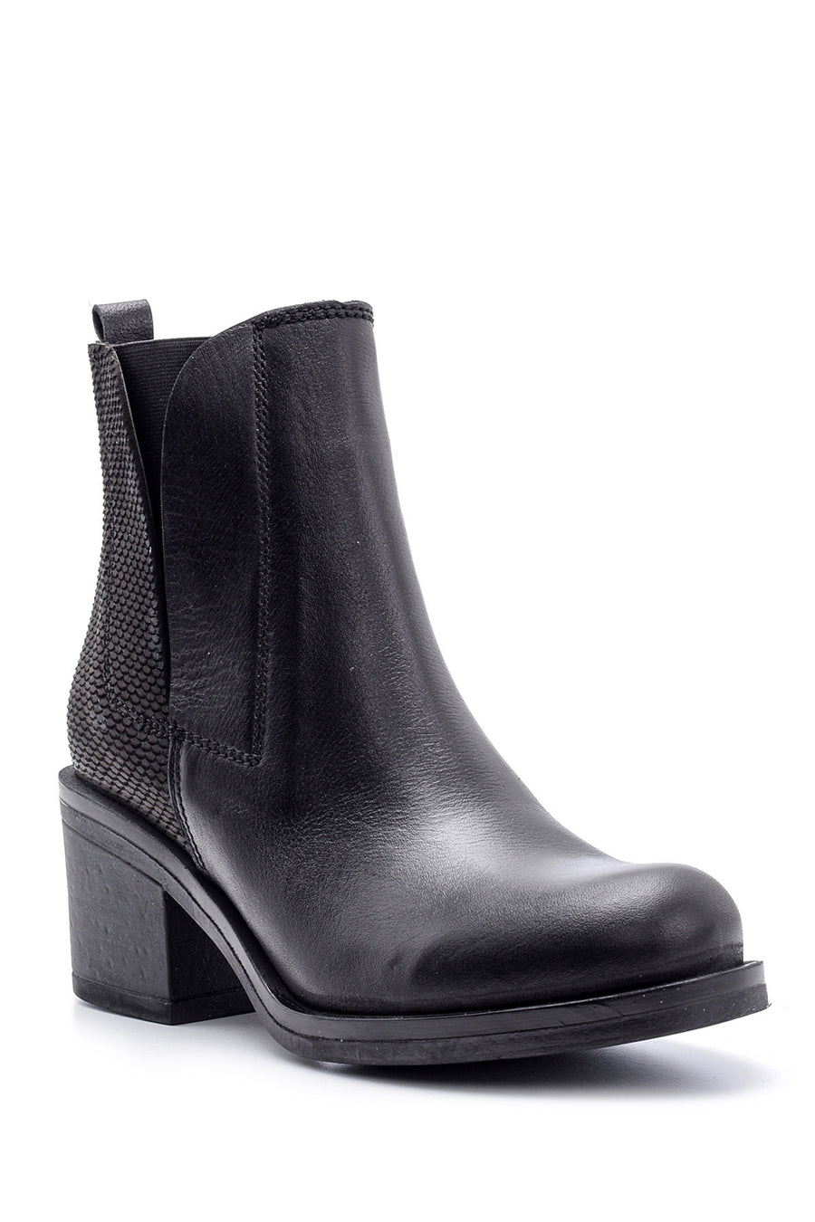 Women's Heeled Leather Boots