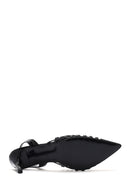 Women's Black Patent Leather Stiletto Heeled Shoes | Derimod
