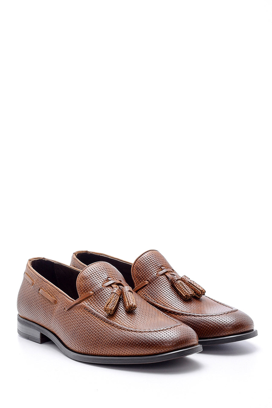 Erkek Deri Baskılı Loafer