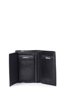 Men's Black Leather Wallet | Derimod