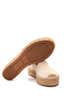 Kadın Bej Hasır Taban Espadril | Derimod