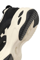 Woman Black Lace-Up Chunky Sneaker | Derimod