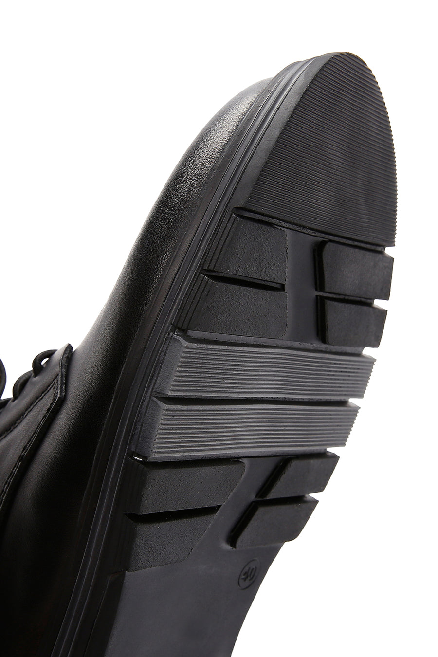 Men's Black Lace-up Leather Casual Shoes