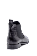 Women's Leather Crocodile Pattern Boots | Derimod