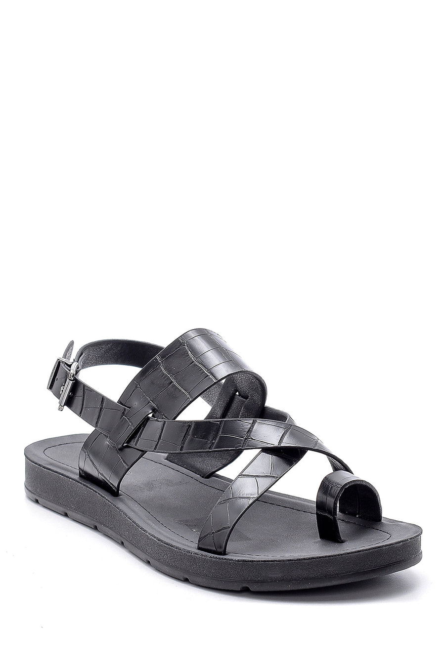 Women's Crocodile Patterned Sandals